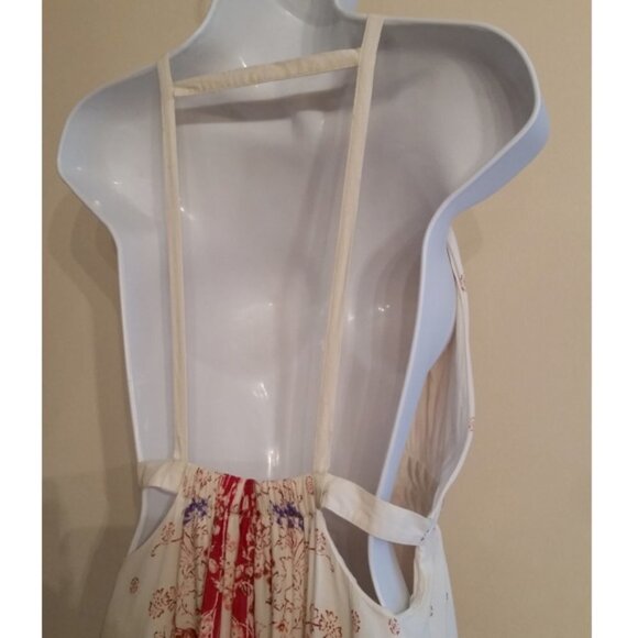 FREE people open back floral maxi dress aprox 2-4,  Greek goddess vibes. - Picture 6 of 12